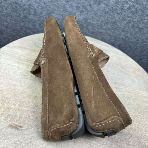 Aquila Montello Mens Brown Suede driving shoes Size 40 Leather Upper Rubber Sole - Picture 5 of 8